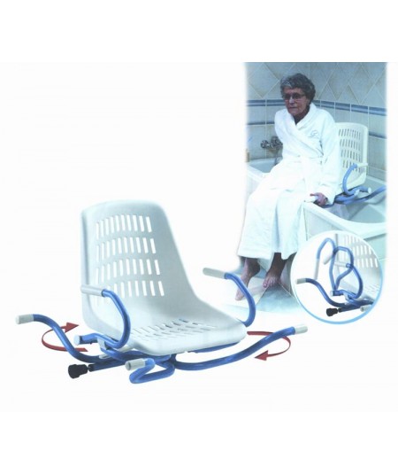 Asiento para bañera con brazos abatibles Spidra