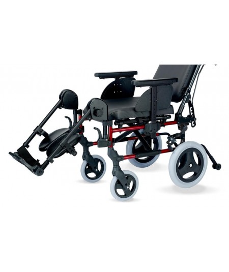 Silla de ruedas plegable y ligera de aluminio breezy style de sunrise