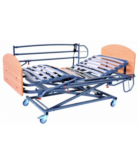 Conjunto Cama Articulada Geria Full Gs con Carro Elevador y Colchón