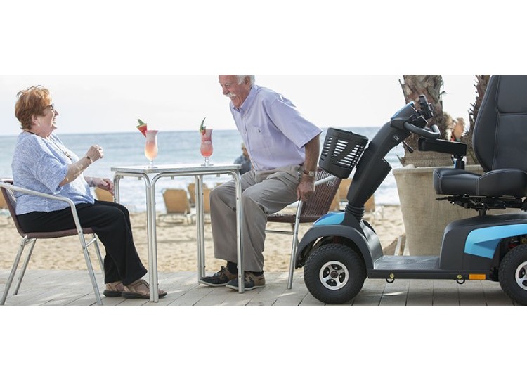 Pasear en scooter de movilidad reducida